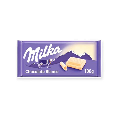 Milka White Chocolate Bar, 100g – Made In Eatalia