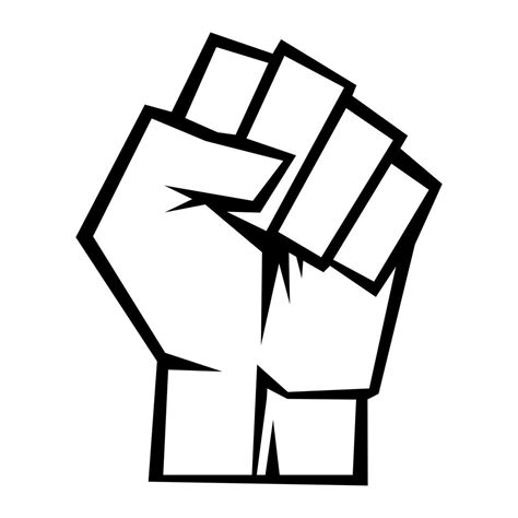 Raised Fist vector icon 552309 Vector Art at Vecteezy