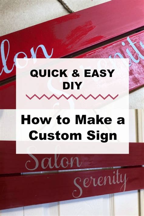 How to Make a Quick and Easy Custom Sign - Create and Babble