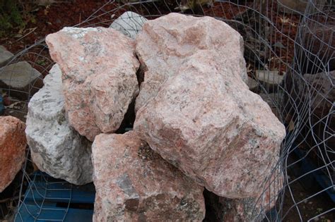 Pink Granite Boulders