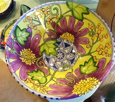 Large serving bowl- Damariscotta Pottery-painted by Mary- Facebook: Damariscotta Pottery Ceramic ...