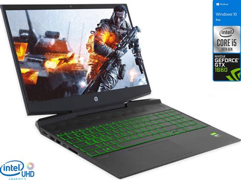 HP Pavilion 15 Gaming Notebook, 15.6" IPS FHD Display, Intel Core i5 ...