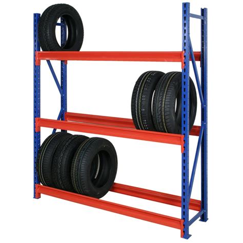 Longspan Tyre Rack | Industrial | Automotive Racking | LLM Handling