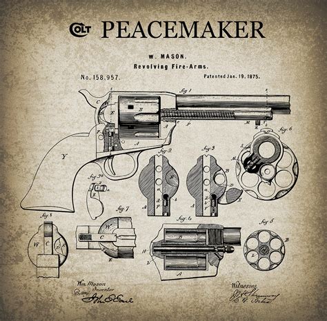 Colt Revolver Blueprints