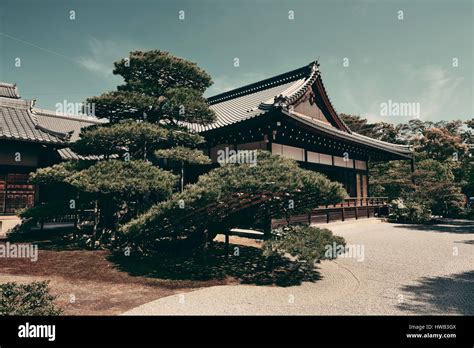 Shrine with historical building in Kyoto, Japan Stock Photo - Alamy