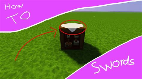 Minecraft Crafting: Swords - YouTube