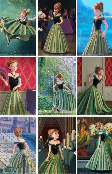 Anna's coronation dress - Reference Photos Frozen, let it go, elsa, anna, tumblr, kristoff, olaf ...