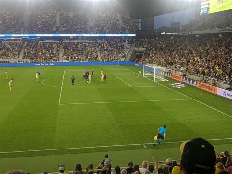 Winning goal at the Crew game last night : r/Columbus