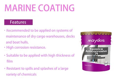 Anticorrosive Epoxy Coating Marine Epoxy Industrial Paint for Oil pipelines