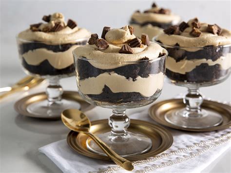 Delicious Brownie and Peanut Butter Mousse Parfaits