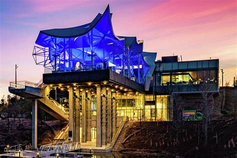 Tulsa Boathouse Sunset - Gathering Place Park Photograph by Gregory ...