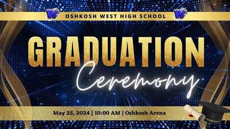 Oshkosh West High School Graduation Ceremony, Oshkosh Arena, 25 May ...