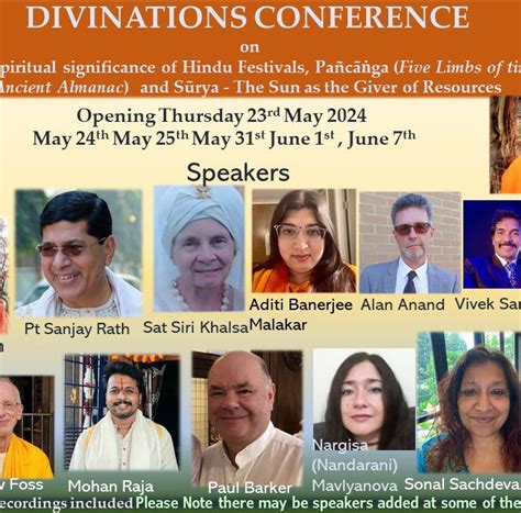 Conference on Jyotish and Hindu festivals, Panchanga and Sun – Sonal's ...