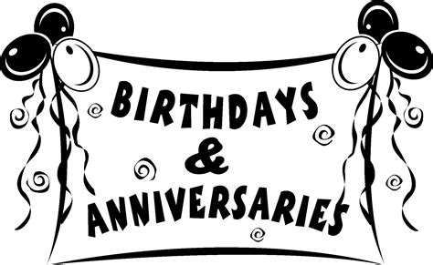 january anniversaries clipart - Clipground