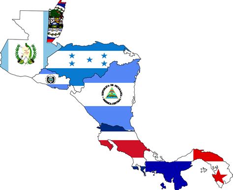 Centroamérica Mapa Bandera - Gráficos vectoriales gratis en Pixabay ...