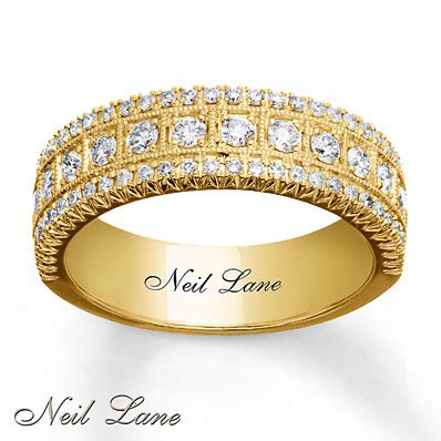 Kay Jewelers Diamond Ring 3/4 ct tw Round-cut 14K Yellow Gold- Diamond ...