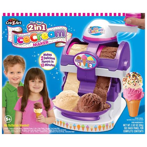 Cra-Z-Art The Real Ice Cream Maker in 2020 | Kids ice cream maker, Ice ...