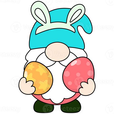 Gnomes Easter Filled clipart 12376022 PNG