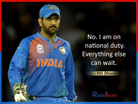 10 Best MS Dhoni's Quotes about Life | Success | Country | Leadership