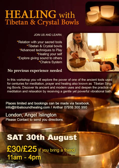 healing with tibetan and crystal bowls workshop - Tribal Sound Healing