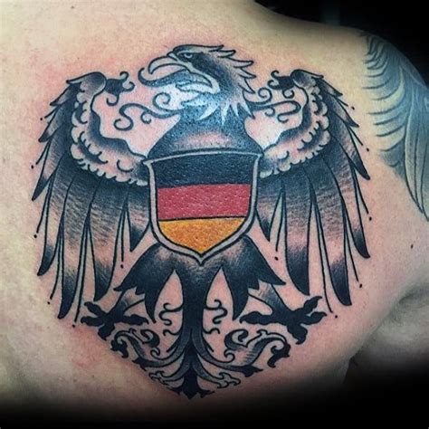 50 German Eagle Tattoo Designs For Men - Germany Ink Ideas