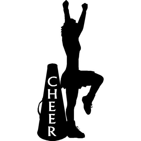 Silhouette Cheerleader at GetDrawings | Free download