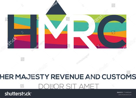 Creative Colorful Logo Hmrc Mean Her Stock Vector (Royalty Free ...