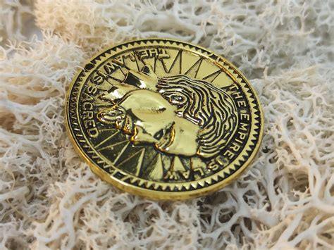 Akatosh Coin Dragonborn Symbol Skyrim Memorabilia Talos Coin Elder ...