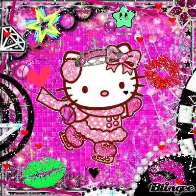 Glitter Pictures Of Hello Kitty Wallpaper