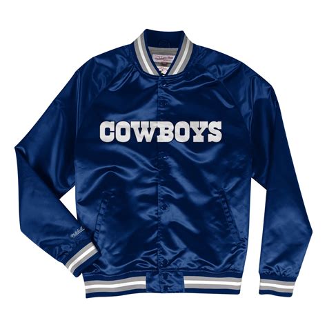 Mitchell & Ness Dallas Cowboys Navy Blue Satin... – Exclusive Fitted Inc.