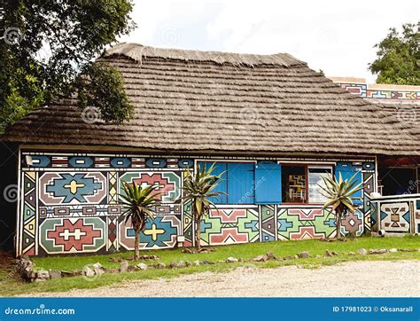 Traditional South African Painted House Stock Photos - Image: 17981023