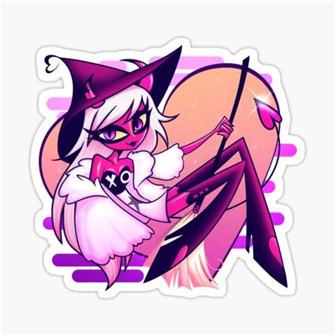 "Witch Verosika Helluva Boss Halloween" Sticker for Sale by circuttotem | Redbubble