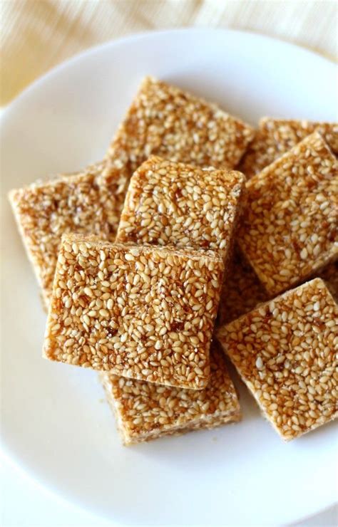 3-Ingredient Sesame Seed Crunch Candy (Gluten-Free) | Recipe | Vegan ...