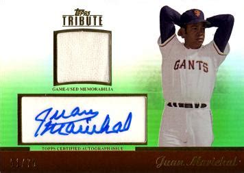 Juan Marichal Autograph Baseball Card