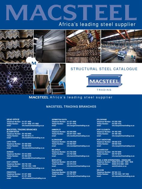 Macsteel Trading Structural Steel Catalogue | Rolling (Metalworking) | Pipe (Fluid Conveyance)