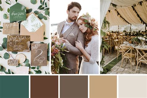 Colour Palette: The Perfect Rustic Wedding Inspiration