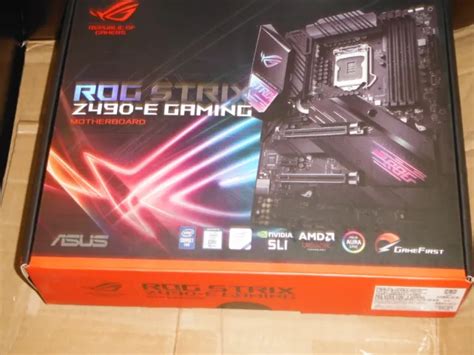 NEW ASUS ROG STRIX Z490-E GAMING Motherboard DDR4 LGA 1200 Intel 10th ...
