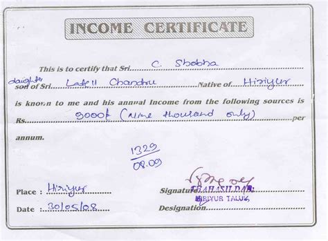 Procedure for Application of Income Certificate in Maharashtra - GovInfo.me