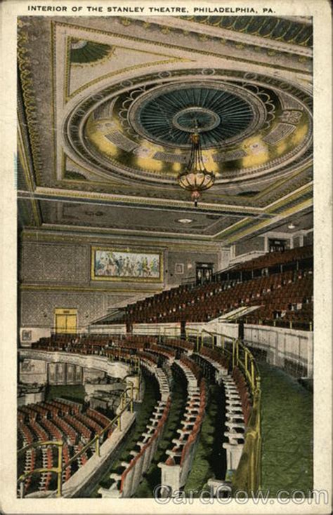 Interior of the Stanley Theatre Philadelphia, PA