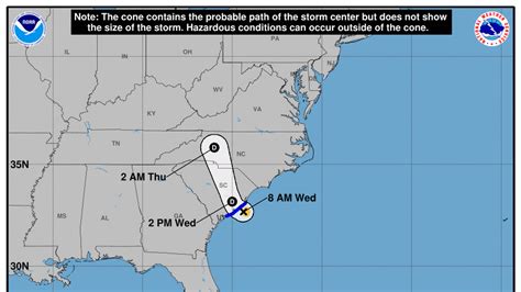 Weather forecast of rain for Columbia, SC from tropical storm | The State