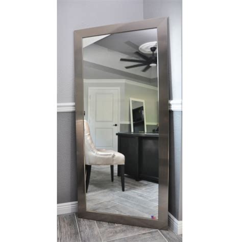 Oliver & James Cildo Silver Floor Mirror - Bed Bath & Beyond - 8900396 ...