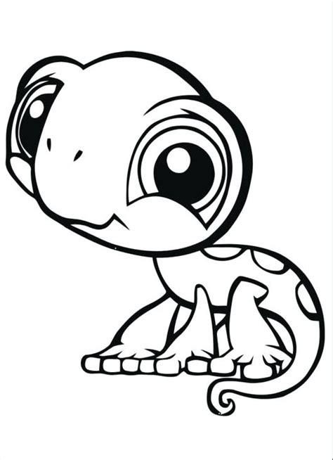 Cute Animals With Big Eyes Coloring Pages at GetColorings.com | Free printable colorings pages ...