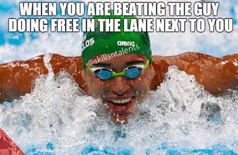 Me when I'm on the lane next to the junior group on my team | Swimming memes, Swimming funny ...