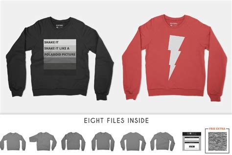 Sweater Mockup Templates- Smart, Ugly, Men's & Women's - Texty Cafe