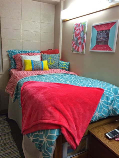 Simple, But Fabulous | Dorm design, Mississippi state dorm, Dorm room decor