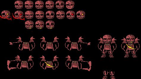 UnderFell Sans Sprite sheet by REALSpookyboi on Newgrounds