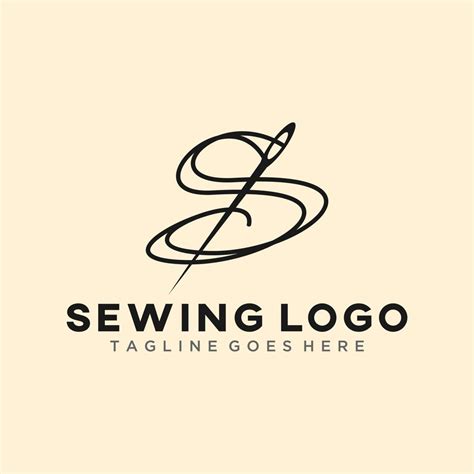 Sewing logo design template. 22205536 Vector Art at Vecteezy