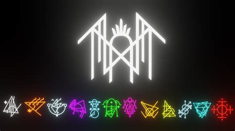 I really loved the Sundowning symbols so I made a desktop background ...