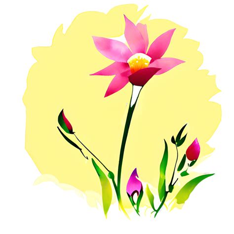 Free watercolor flower cute color pastel 22641283 PNG with Transparent Background