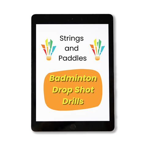 Drop Shot Drills and Routines - Strings and Paddles